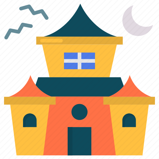 Haunted house, house, halloween, horror, haunted icon - Download on Iconfinder