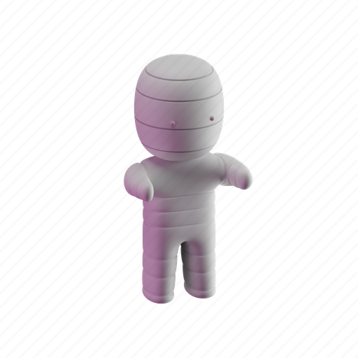 Mummy, halloween, character, costume, death 3D illustration - Download on Iconfinder