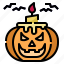 pumpkin, halloween, party, jack, lantern, scary, horror 