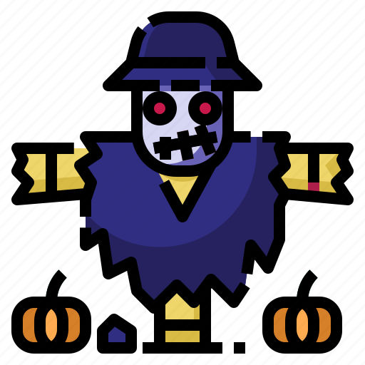 Scarecrow, scary, character, decoration, pumpkin icon - Download on Iconfinder