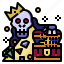 skeleton, halloween, bones, treasure, death 
