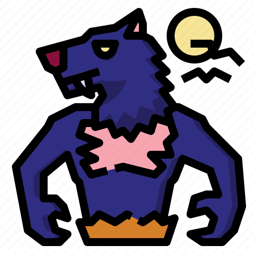 Werewolf, scary, wolf, fantasy, animal icon - Download on Iconfinder