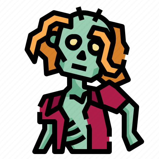 Zombie, scary, costume, death, halloween icon - Download on Iconfinder