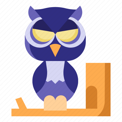 Owl, nocturnal, hunter, bird, halloween icon - Download on Iconfinder