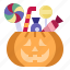 trick, or, treat, dessert, halloween, candy, lollipop 