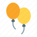 halloween, balloons