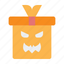 halloween, gift, box