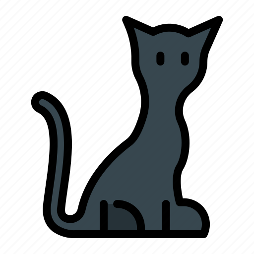 Halloween, black, cat icon - Download on Iconfinder