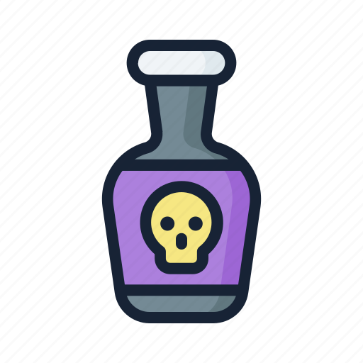 Bottled, container, flask, liquid, poison icon - Download on Iconfinder