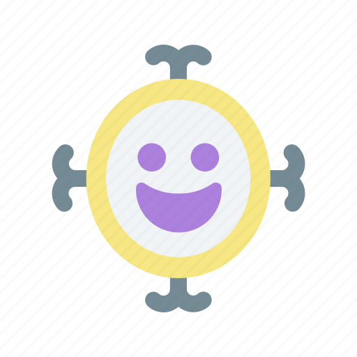 Clown, face, scary, halloween, mirror icon - Download on Iconfinder
