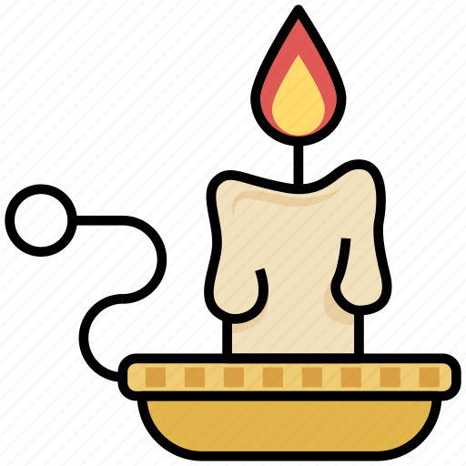 Halloween, candle, light, flame icon - Download on Iconfinder