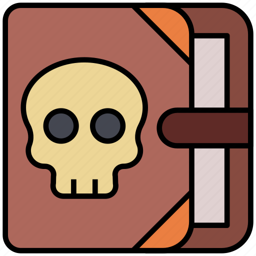 Halloween, magic, book, skull, spell icon - Download on Iconfinder