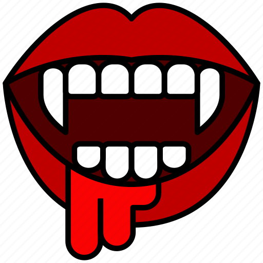 Halloween, bite, blood, scary, vampire, mouth icon - Download on Iconfinder