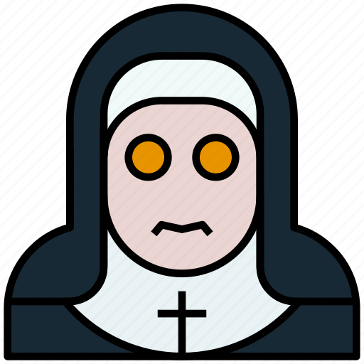 Halloween, demon, nun, monster, sister, ghost icon - Download on Iconfinder