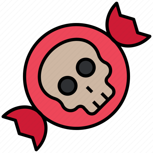 Halloween, candy, sweet, treat, skull icon - Download on Iconfinder