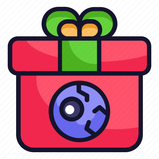 Box, gift box, halloween, scary, halloween gift, spooky icon - Download on Iconfinder
