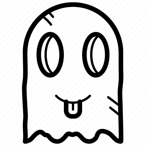 Ghost, smile, halloween, doodle, horror, scary, vector icon - Download on Iconfinder