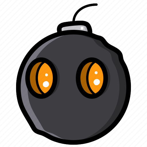 Bomb, halloween, doodle, scary, horror, ghost, spooky icon - Download on Iconfinder