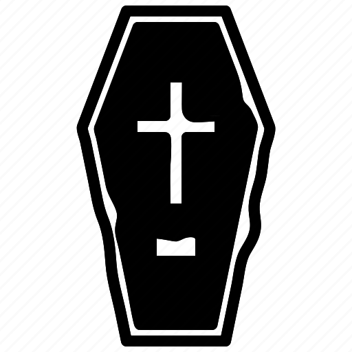 Coffin, halloween, black, doodle, scary, horror, ghost icon - Download on Iconfinder