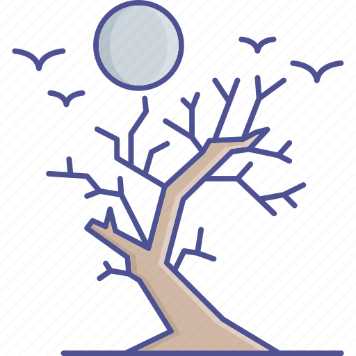 Dead tree, halloween tree, frightening, horror, eve icon - Download on Iconfinder