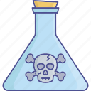chemical flask, halloween flask, dangerous chemical, halloween, chemistry