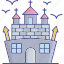 horror house, spooky house, building, halloween castle, halloween mansion 