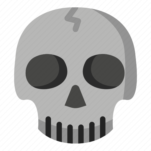 Skull, death, head, skeleton, horror, bone, bones icon - Download on Iconfinder
