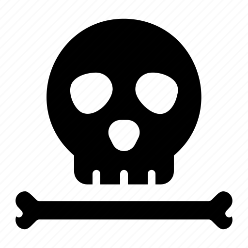 Skull, bone, bones, game, over, halloween, danger icon - Download on Iconfinder