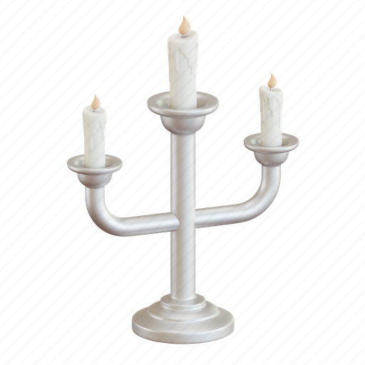 Candle, light, holder, festival, tradition, decoration, wax 3D illustration - Download on Iconfinder