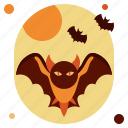 bat, wings, halloween, pumpkin, spooky, horror, scary, treat, evil