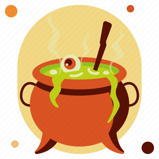 Creepy, cauldron, halloween, holiday, pumpkin, spooky, horror icon - Download on Iconfinder