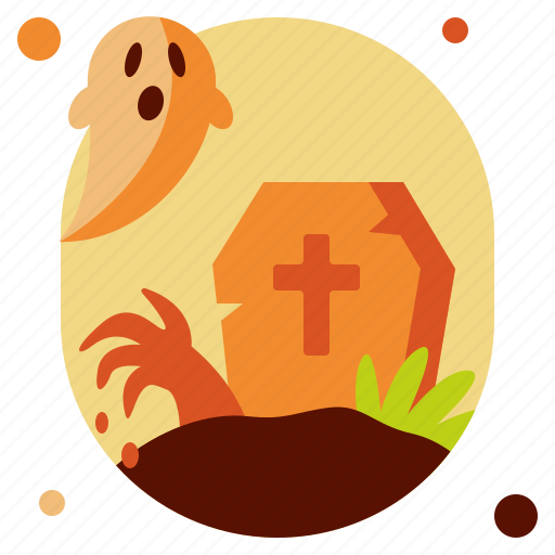 Eerie, cemetery, halloween, pumpkin, spooky, horror, scary icon - Download on Iconfinder