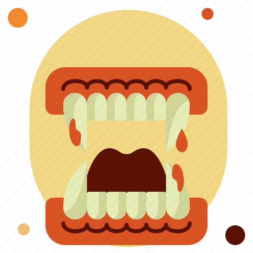 Vampire, fangs, halloween, pumpkin, spooky, horror, scary icon - Download on Iconfinder