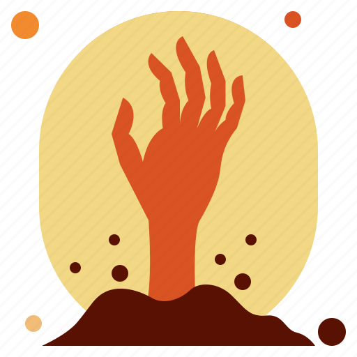 Zombie, hand, halloween, pumpkin, spooky, horror, scary icon - Download on Iconfinder