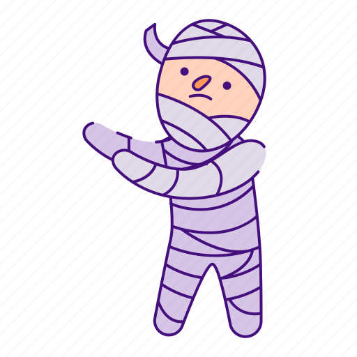 Mummy, monster, costume, egypt, dead, zombie, bandage icon - Download on Iconfinder