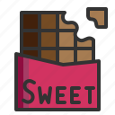 chocolate, trick, treat, halloween, cocao, sweet, bar