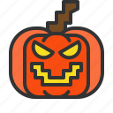 halloween, vetgetable, monster, devil, pumpkin face