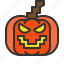 halloween, vetgetable, monster, devil, pumpkin face 