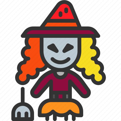 Witch, halloween, magician, devil, hat, bloom icon - Download on Iconfinder