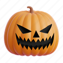 pumpkin, halloween, scary, decoration
