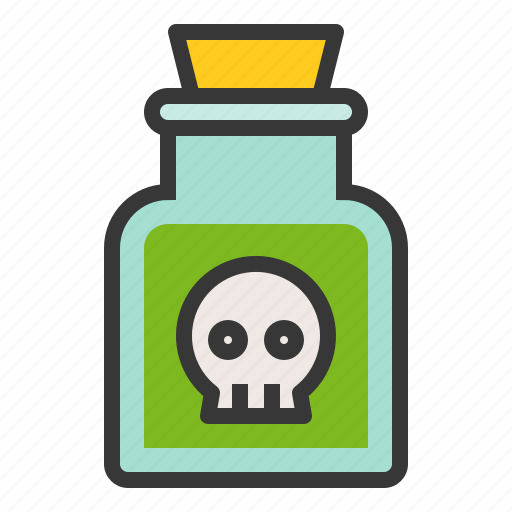 Bottle, halloween, poison, toxic, witchcraft icon - Download on Iconfinder