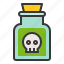 bottle, halloween, poison, toxic, witchcraft 