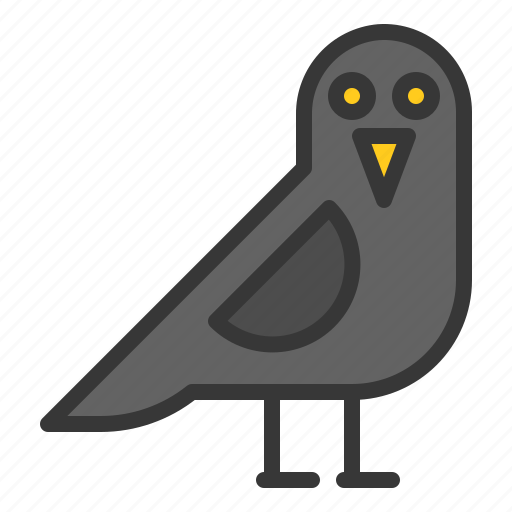 Animal, bird, crow, halloween, horror, scary icon - Download on Iconfinder