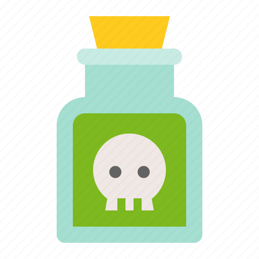 Bottle, toxic, halloween, poison, witchcraft icon - Download on Iconfinder