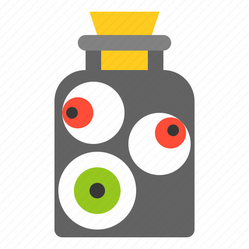 Eyeball, eyes, halloween, horror, jar, scary icon - Download on Iconfinder