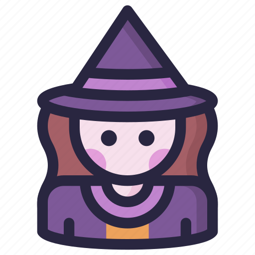 Witch, magic, hat, halloween, scary, horror, spooky icon - Download on Iconfinder
