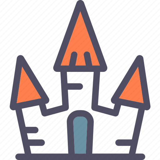 Building, castle, halloween, home, house, scary, spooky icon - Download on Iconfinder