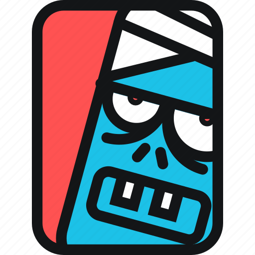 Cards, corpse, dead, evil, face, zombie icon - Download on Iconfinder