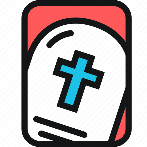 Cards, cemetery, cross, death, grave, headstone icon - Download on Iconfinder