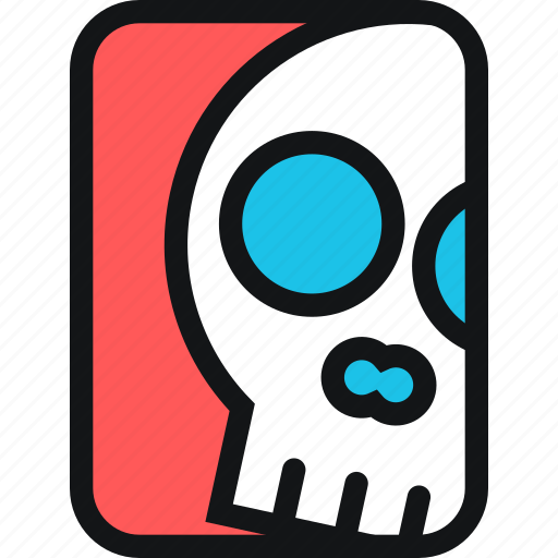 Bone, cards, death, skeleton, skull icon - Download on Iconfinder